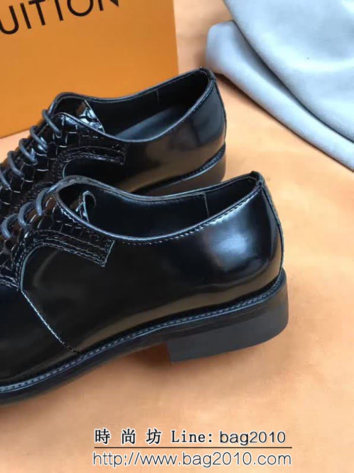 路易威登LV 手工製作 高級正裝 男士商務皮鞋 8FX1349